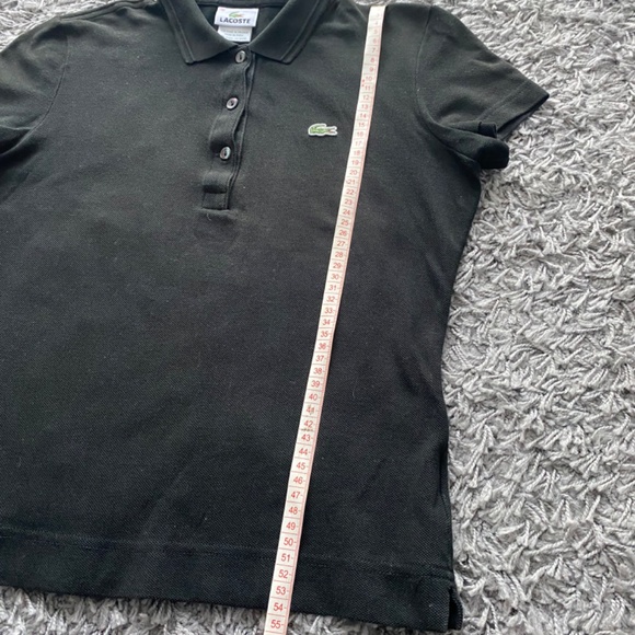 Lacoste Slim Fit Ribbed Cotton Polo - Picture 5 of 6